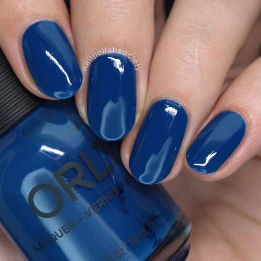 Orly Lacquer Blue Suede 18ml