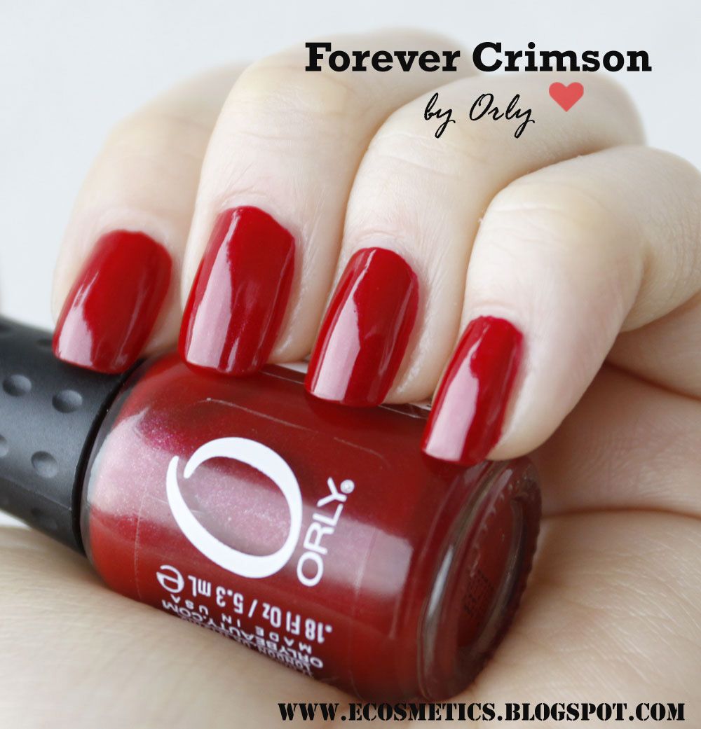 Orly Lacquer Forever Crimson 18ml