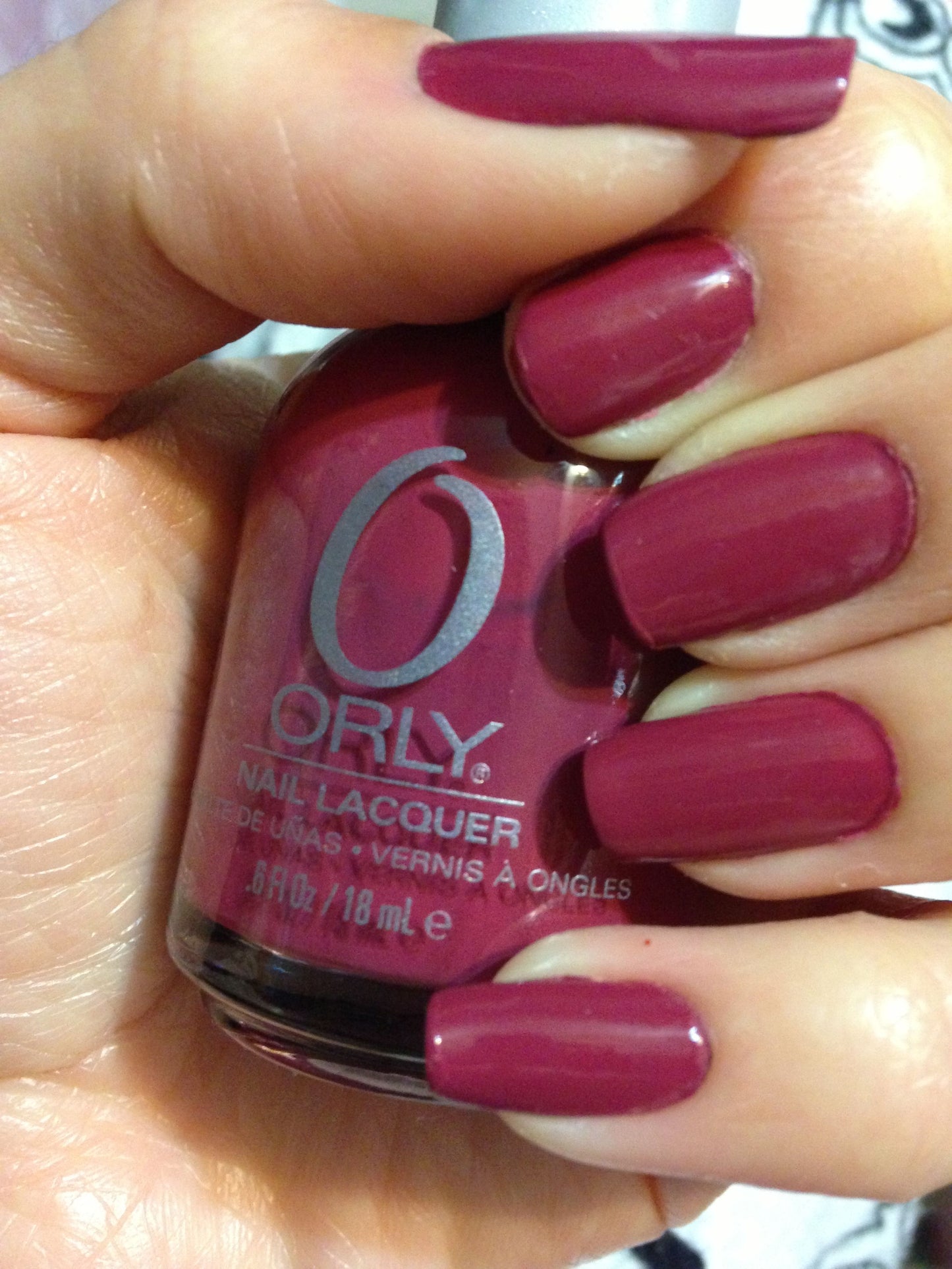 Orly Lacquer Terra Mauve 18ml